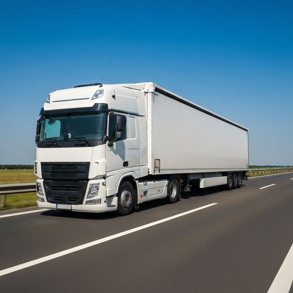 Logistics truck for European distribution